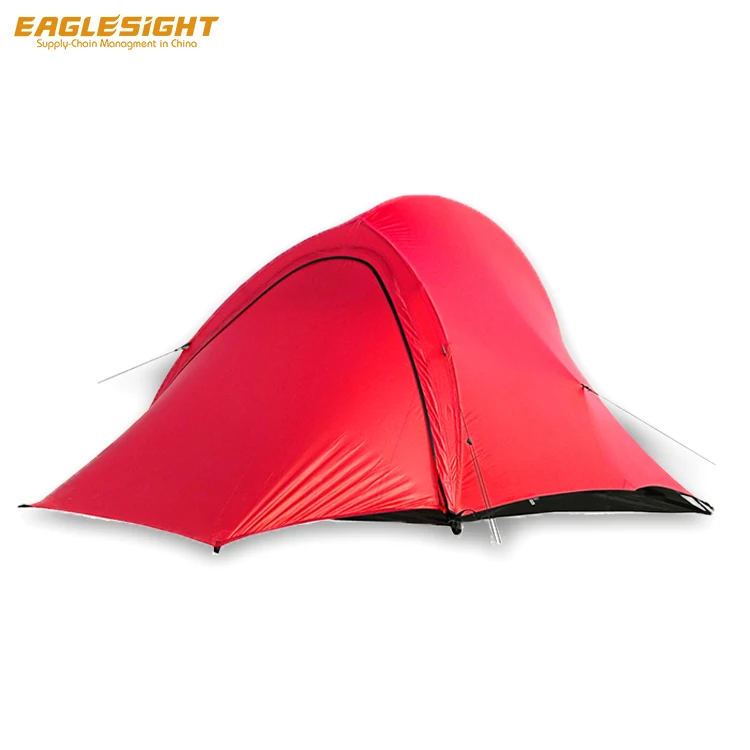 Lightweight Tent 20D Ripstop Nylon One Side Silicon Coating Ultralight Hherringbone 2 Person Camping Tent
