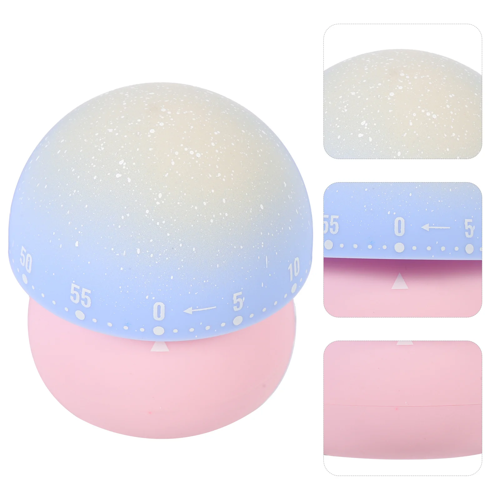 

Mechanical Kitchen Timer Mushroom Design Manual Wind Up Countdown Practical for Long Lasting Use Lovely Timer