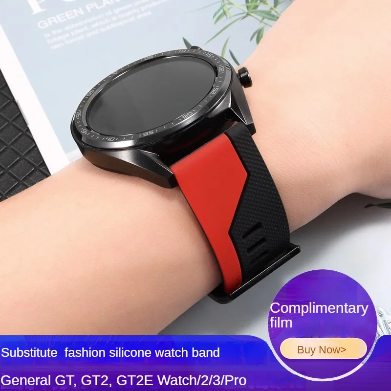 

Rubber Strap Substitute For Watch4 gt 2 3rpo Series Waterproof Silicone Watchband 20/22mm