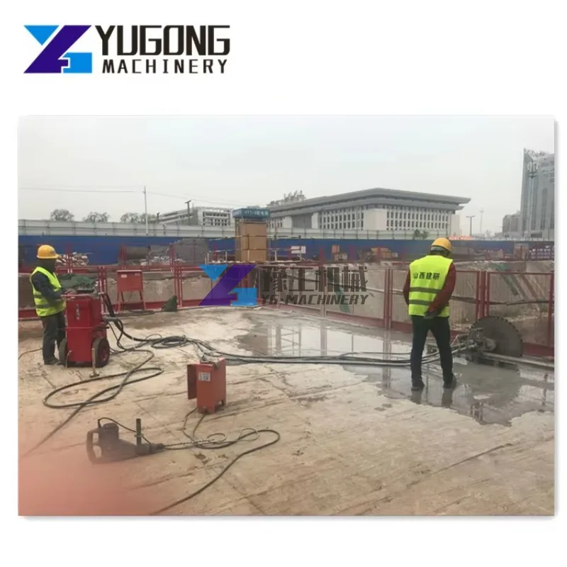 620mm Depth Vertical Concrete Hydraulic Wall Saw Groove Cutting Machine