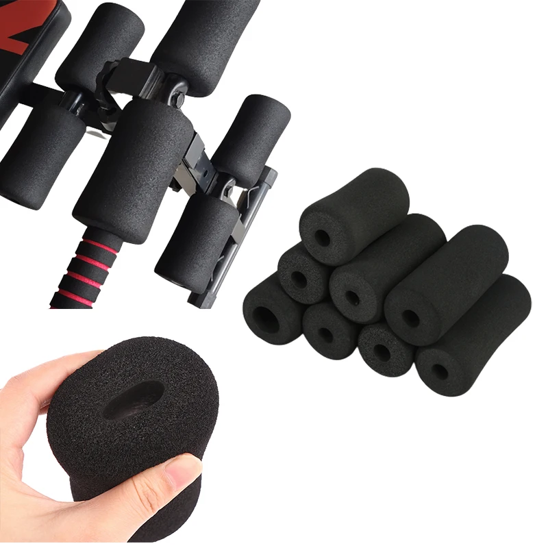 2PCS Sponge Sleeve Fitness Equipment Handle Grip Replace Tube Sleeve For Supine Board Handstand Machine Dumbbell Stool Hook Foot