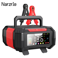 Upgraded 15A/8A Smart Battery Charger 9-Stage Fast Charge Pulse Repair for Car Motorcycle SUV Lead-Acid Lithium LiFePo4 Battery