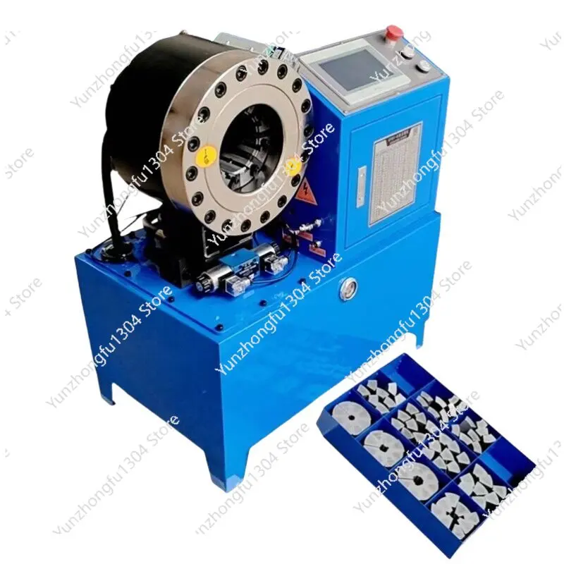 Rubber hose crimping machine, hydraulic pipe clamping machine, pipe pressing pipe locking  lock machine