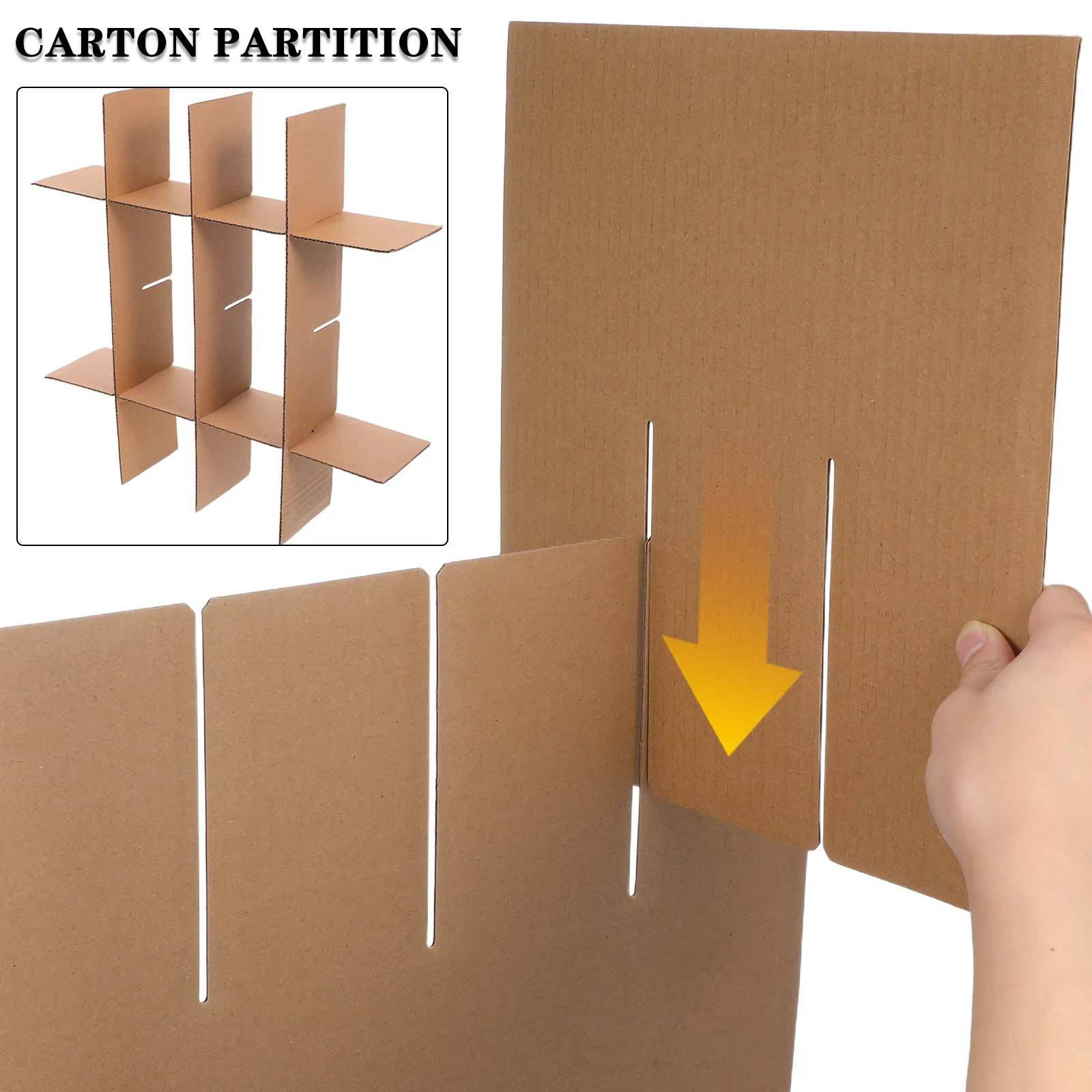 5 pçs caixa de papelão divisor grade design caixa de transporte proteção de embalagem para produtos vidreiros caixas de suprimentos móveis