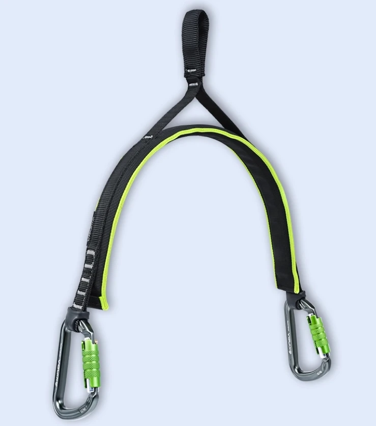 Mountaineering, rock climbing, cave exploration, safety belt, sling, aerial work rescue, fall prevention safety rope