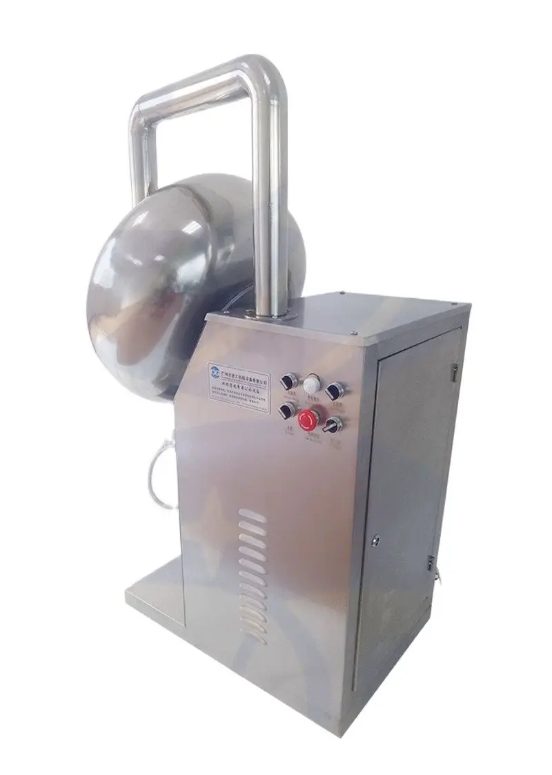 Automatic Electric Commercial Chocolate Panning Enrobing Machine  Multifunctional Peanut Candy Sugar Coating Spraying Machines