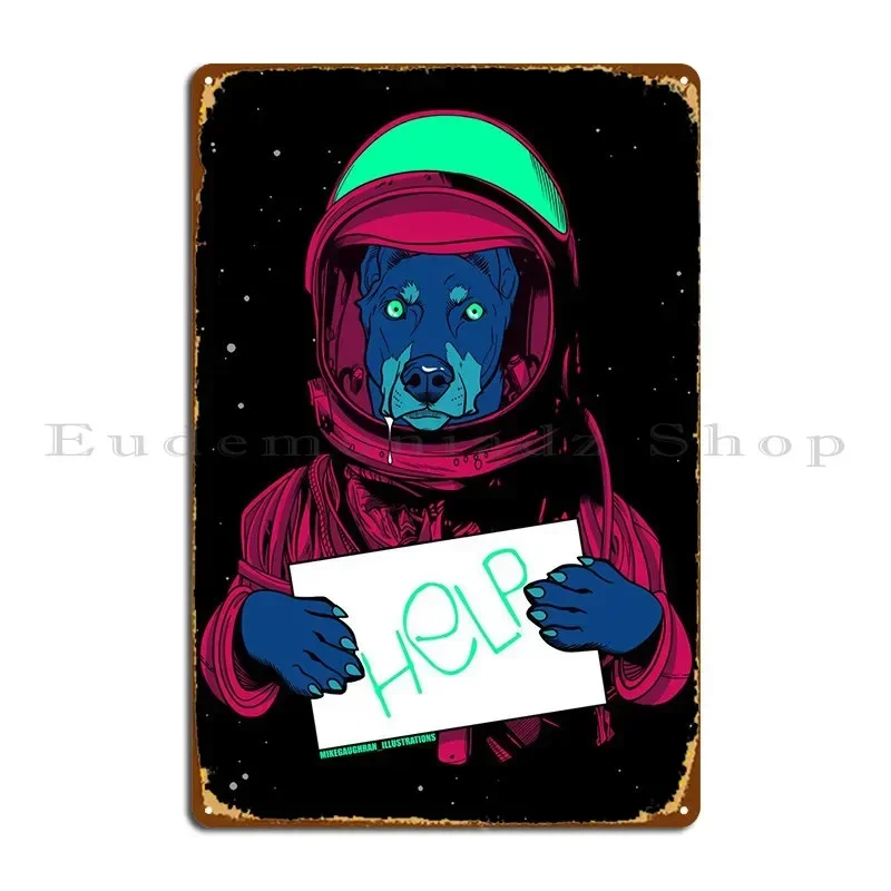 Help Metal Signs Rusty Club Wall Decor Designing Cinema Tin Sign Poster