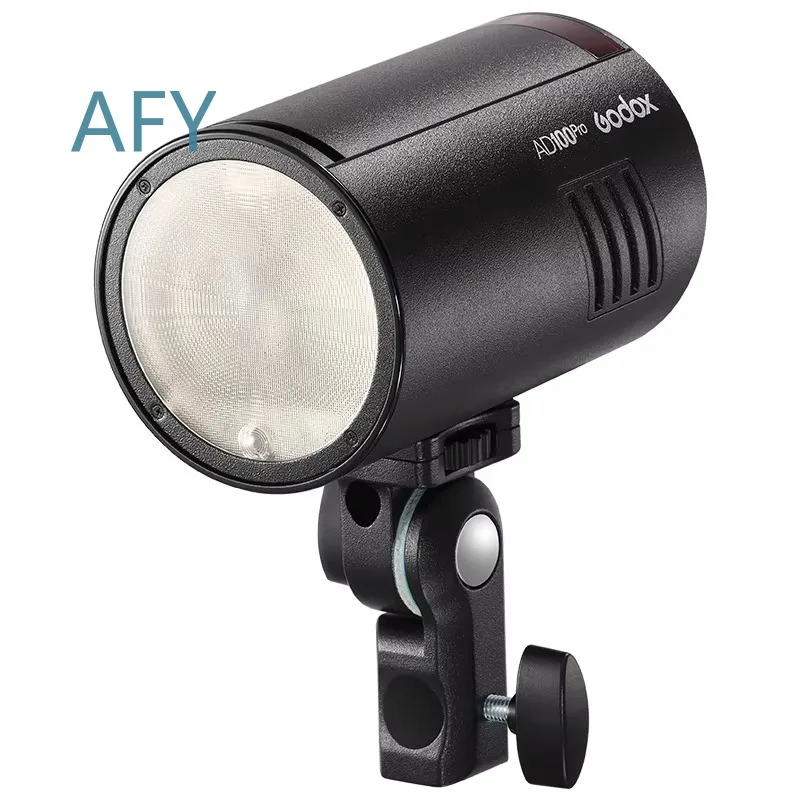 AD100Pro for Camera Flash 100Ws TTL 2.4G Wireless HSS 1/8000s Pocket Speedlight with 7.2V 2600mAh Li Ion Battery 360 Full