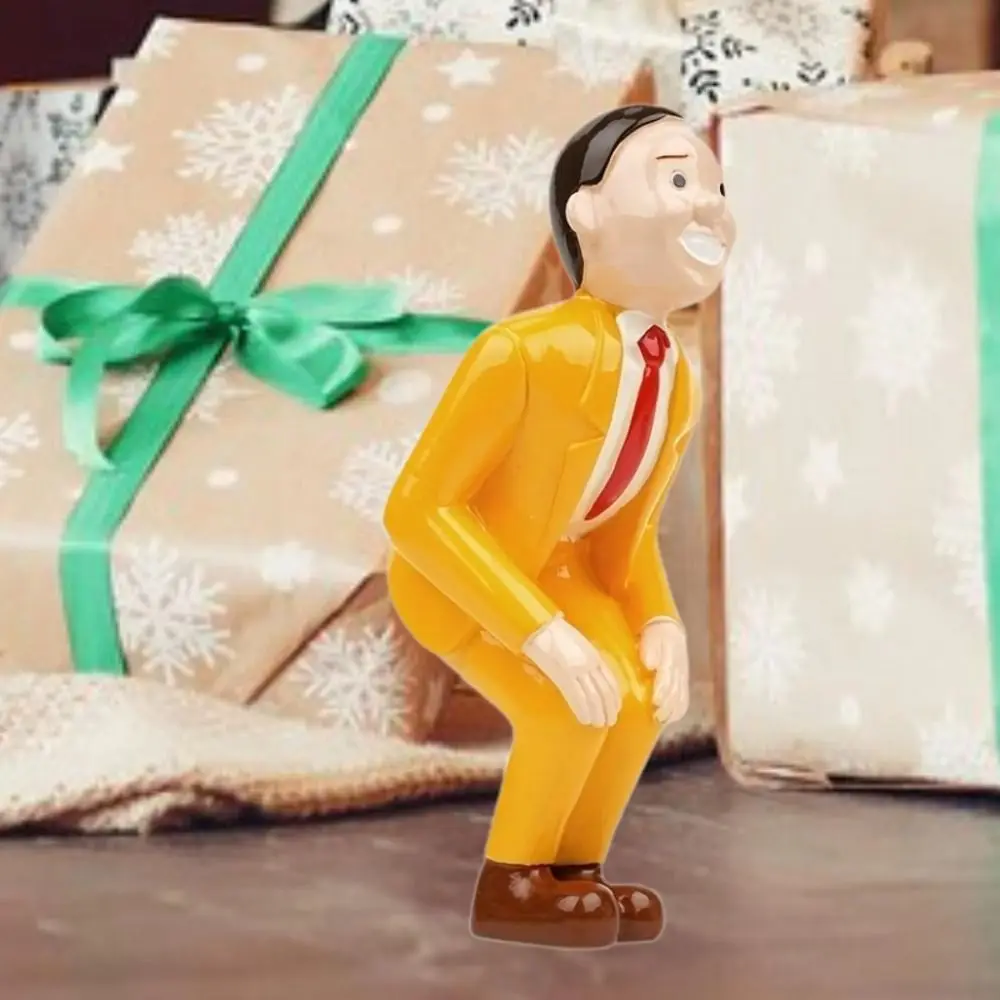 Handgemaakte grappige karakter standbeeld handwerk model speelgoed parodieën hars ornament collectible display tafel tuimelaar speelgoed
