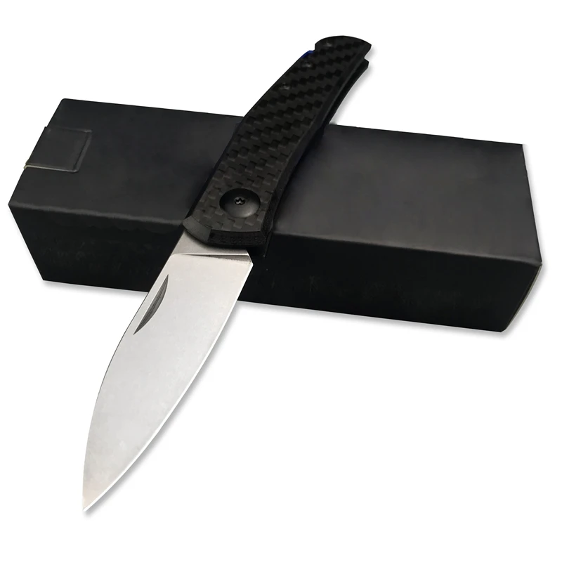 ZT0235 Convenient Fishing Fruit Knife G10- Inlaid Carbon Fiber Handle Hunting Tactical Survival EDC Folding Knife