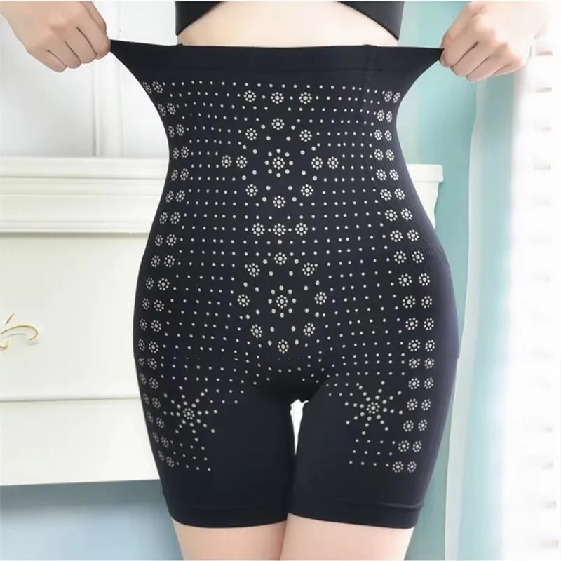 Women\'s Graphene High Waist Flat Angle Corset Pants Warm Palace Protector Waist slimming Postpartum Hip Lifting Leggings