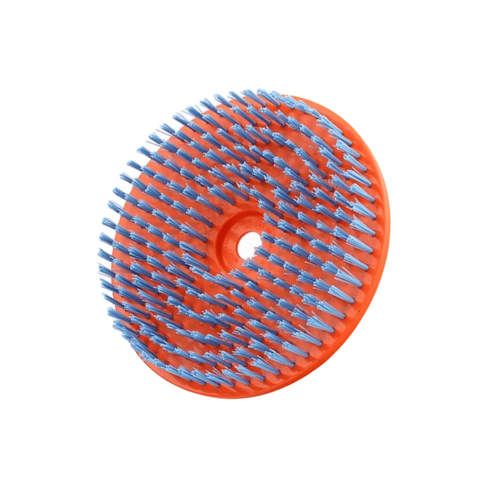 Wire Bristles Lawn Mower Cleaning Brush Wear-Resistant Threaded Version Polyester Cleaning Brush Nylon Brush Loose Soil