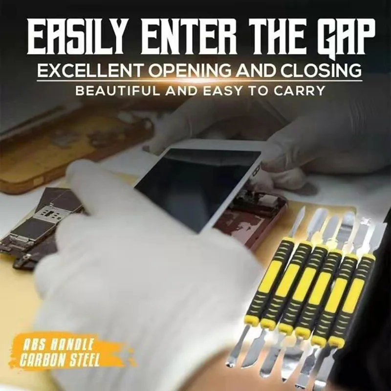 Metal Crowbar 6-Piece Set Boot Stick Mobile Phone Digital Mini Multi Home Appliance Disassemble Tool Electronic Repair Tools