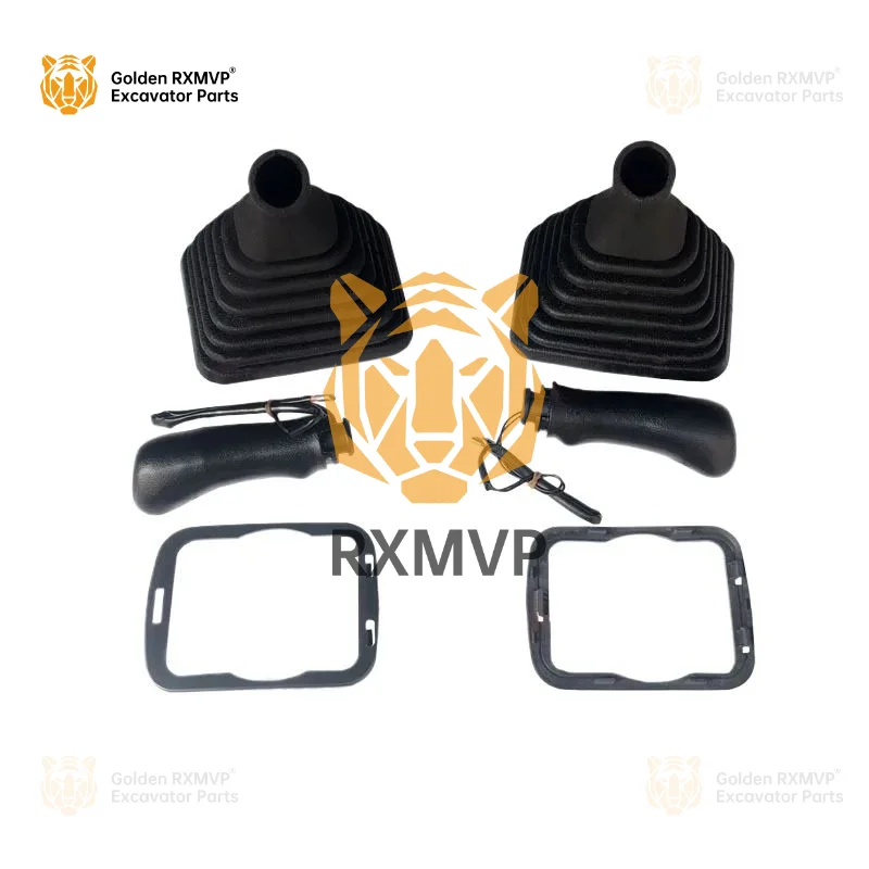 For Komatsu PC200 360 6 7-8Operating lever handle glue dirt-proof cover handle Excavator Parts