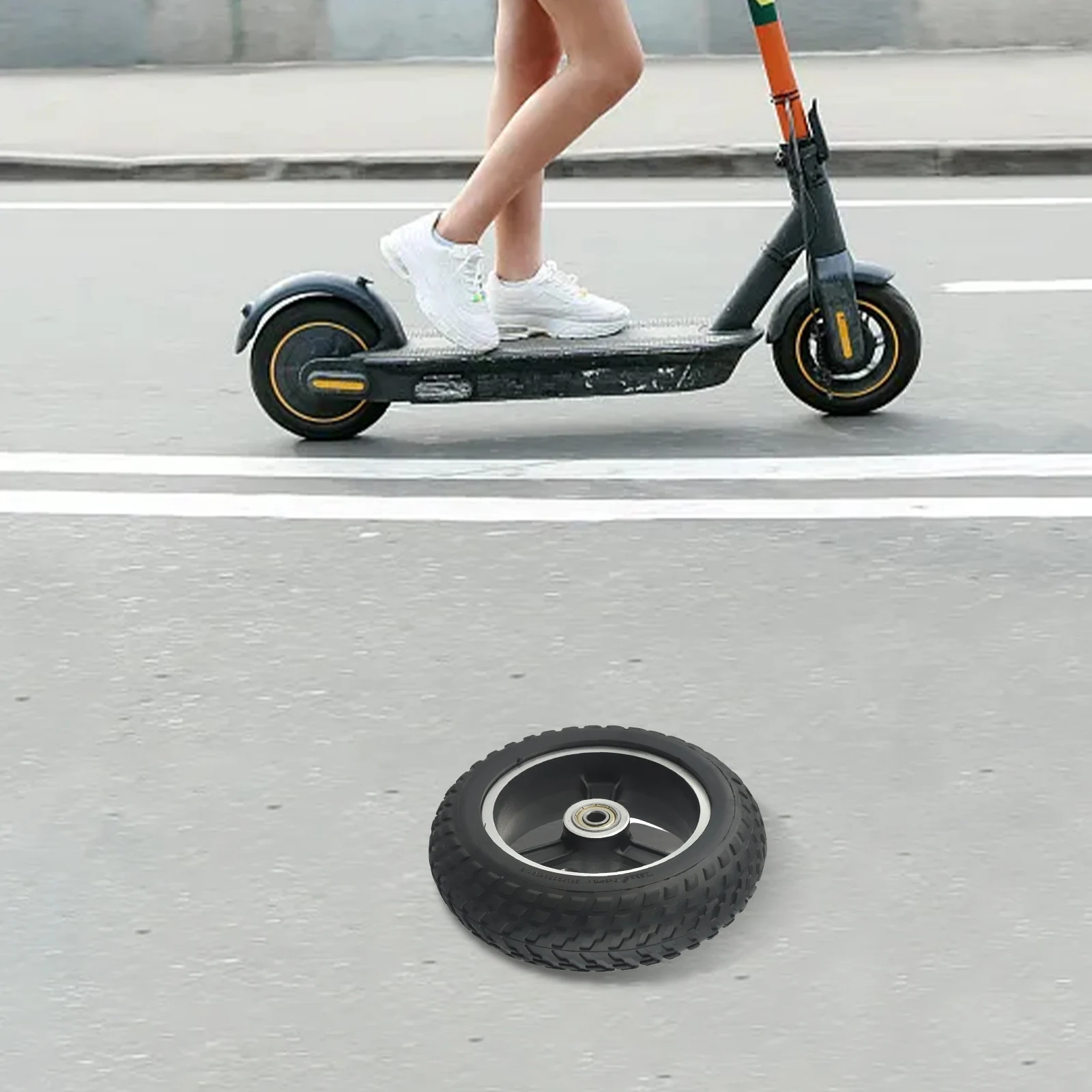 Scooter Wheel Hub 6 Inch for f0 Scooter Wheel Easy To Use Optimal Compatibility Reliable Traction Hassle-free Design