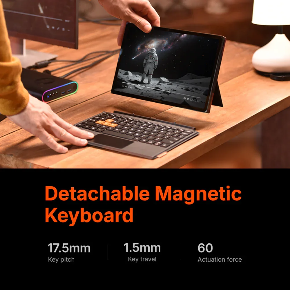 ألعاب OneXPlayer X1 air Next-Gen المحمولة الجديدة مع شاشة لمس OLED 120 هرتز وعصي تحكم بتأثير القاعة #3