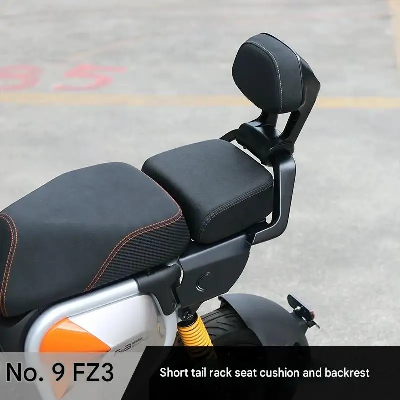 For Ninebot FZ3 Short Tail Rack Complete Set with Seat And Backrest Accessories Reinforced Welded Tail Rack Stably Supports