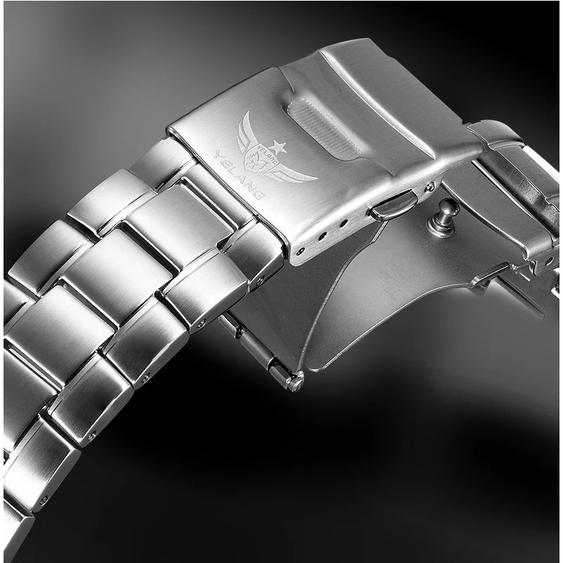 YELANG New Pilot H3 T100 Self Luminous Quartz Watches Waterproof 100m Sapphire Mirror Men\'s Watch Military Sports Watch V1021SS