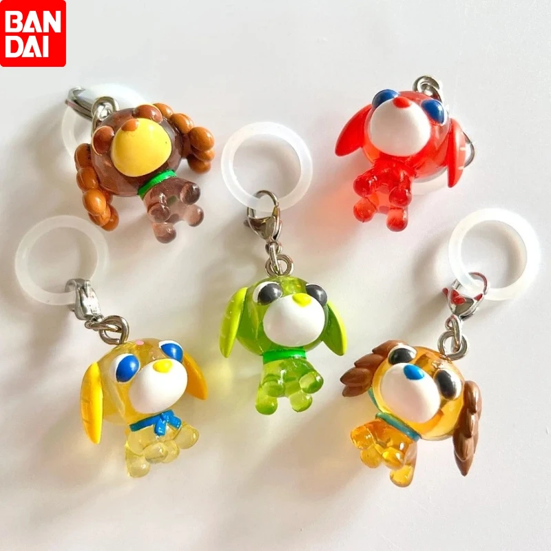 

Bandai Gashapon Toys Tea Puppy Marker Accessories Green Herbal Oolong Tea Cafe Dog Umbrella Bottle Bag Pendant Animal Figures