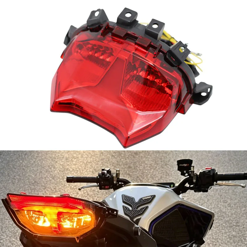Motorcycle Rear Tail Light Brake Turn Signals Integrated LED Stop Light For Yamaha MT-09 SP MT09 2024 2025 2026