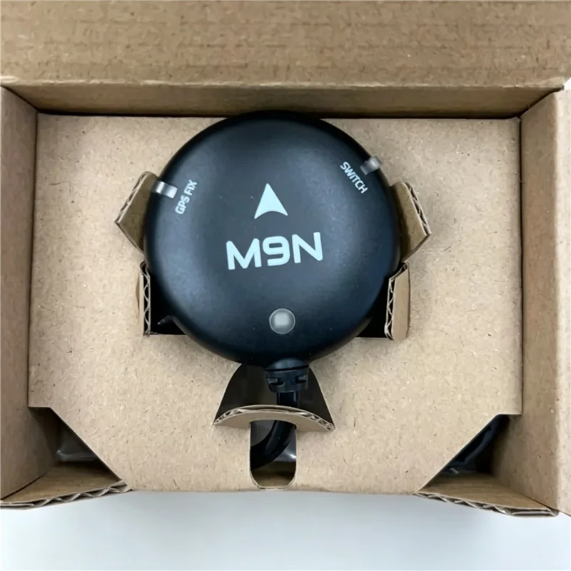 Holybro M9N GPS Module, 10‑Pin / 6‑Pin Connector Optional, Built‑in Compass, Onboard Buzzer & Safety Switch for FPV Quad