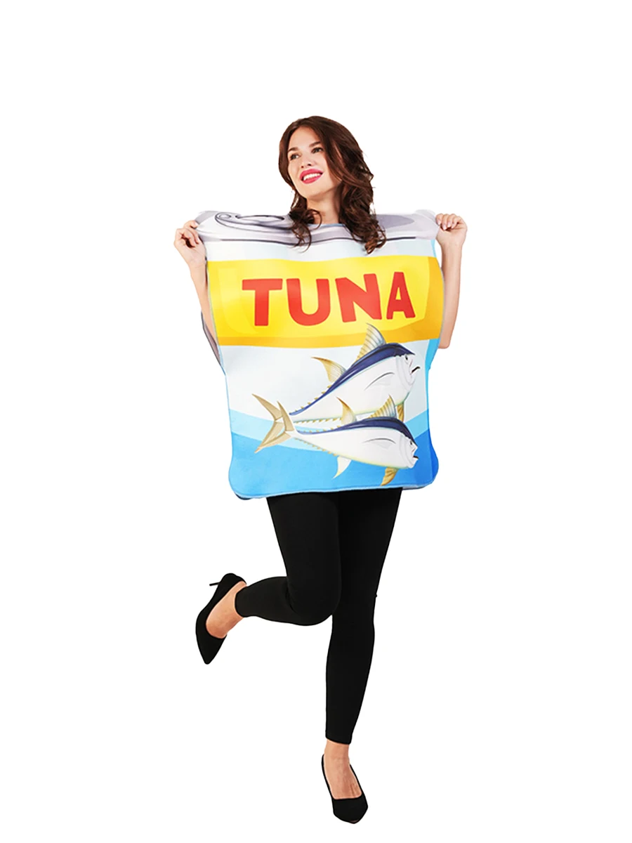 Adult Unisex Funny Tuna Cosplay Performance Costumes, Halloween Carnival Funny Makeup Ball Role-playing Party Costumes