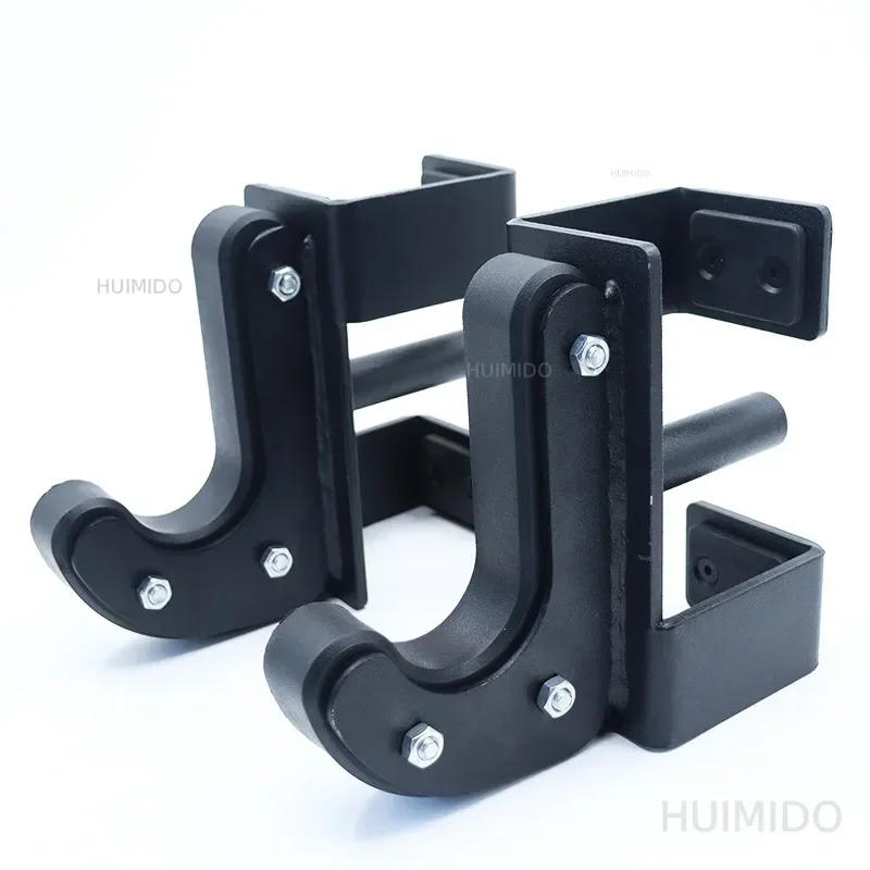 Powder-Coated J-Cups Barbell Holder Power Cage Attachment