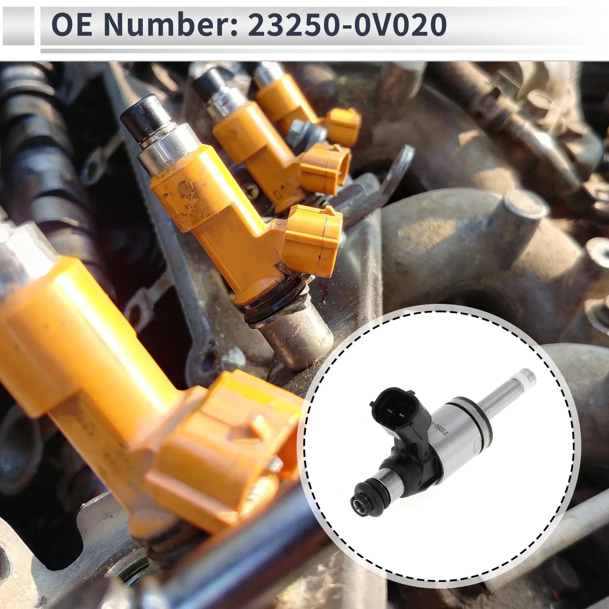 

Топливная форсунка UXCELL No 23250-0V020 для Lexus NX200t 2.0L 2015-2017 1 шт. Черный