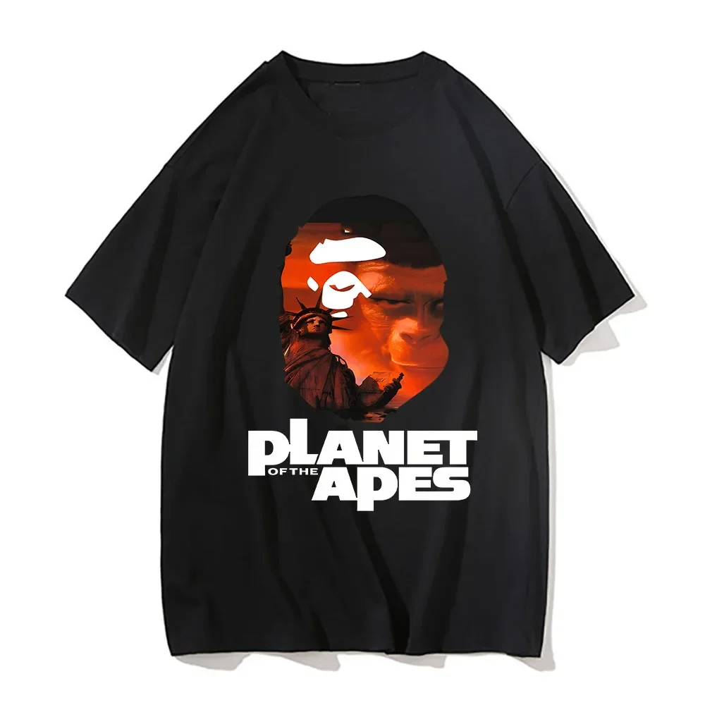 

Kingdom of the Planet of the Apes Kingdom Printed T-shirt, classic Y2k short-sleeved shirt unisex fan gift casual street wear