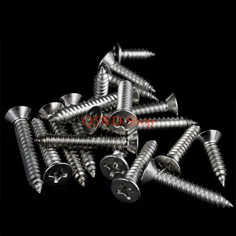 Q5WD 800 Pieces/box Flat for Head Drilling Tapping Screw 304 Stainl