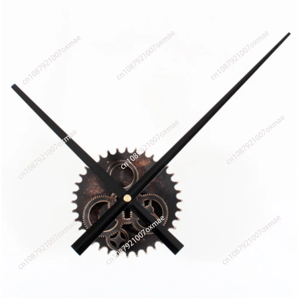 3D Wall Clock Creative Wooden Gear DIY Clock Quartz Movement Mechanism Repair Set 3 Colors Home Decor Kit Parts Tool