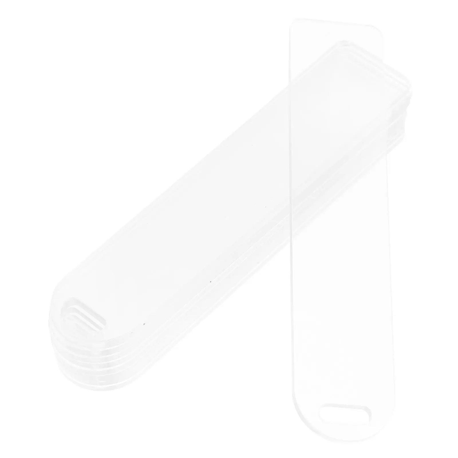 

10Pcs Clear Acrylic Bookmarks Blank Transparent DIY Craft Supplies for Reading Gift Projects DIY Bookmark Clear Bookmark Kids