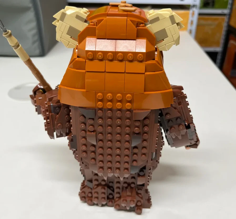 1010pcs Hot Toys Star Interstellar Conflict Wars Wicket Ewok Jungle Warrior Sentinel Building Block Model Toy For Christmas Gift view 5