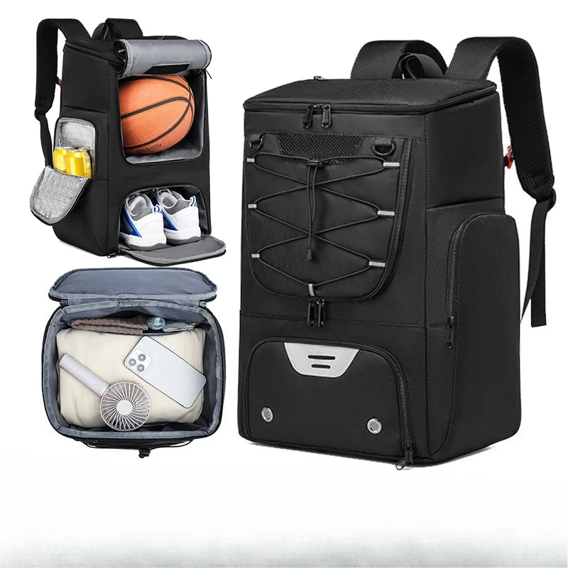

Men's Multifunctional Basketball Bag Training Bag Large Capacity Portable Waterproof Insulation Backpack