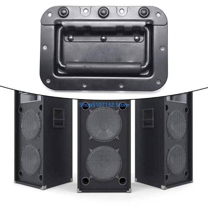 87HD Ergonomic Grip Spring Return Aviation Case Handle For Portable Speaker Systems Easy Installation