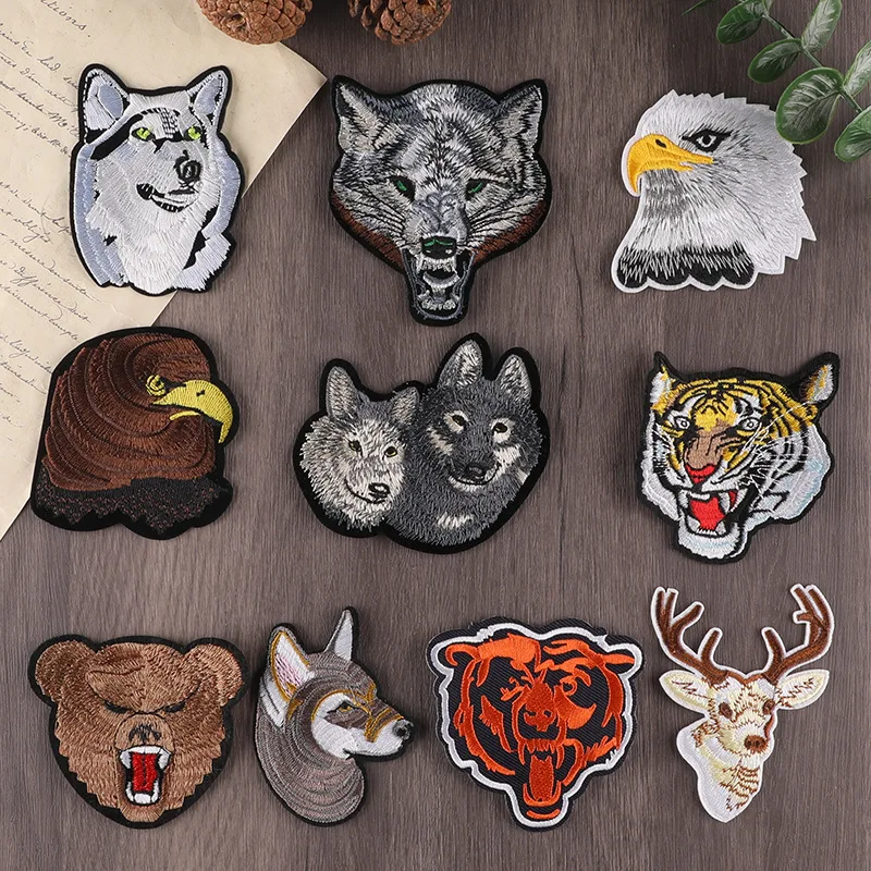 Punk Embroidered Patch Diy Clothing Patches  Repair Holes and Apply Small Decorative Ironing Badge Adhesive Ironing Patch