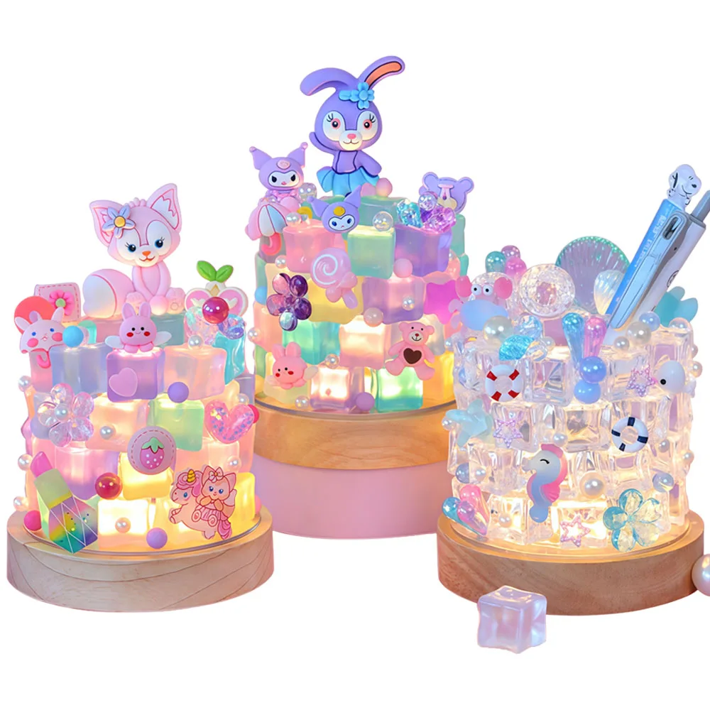 طقم حامل أقلام أكريليك DIY |   ألعاب حرفية كريستالية لحفلات الأطفال | حامل القلم الدوار |   ألعاب تخفيف التوتر للبالغين والأطفال #3