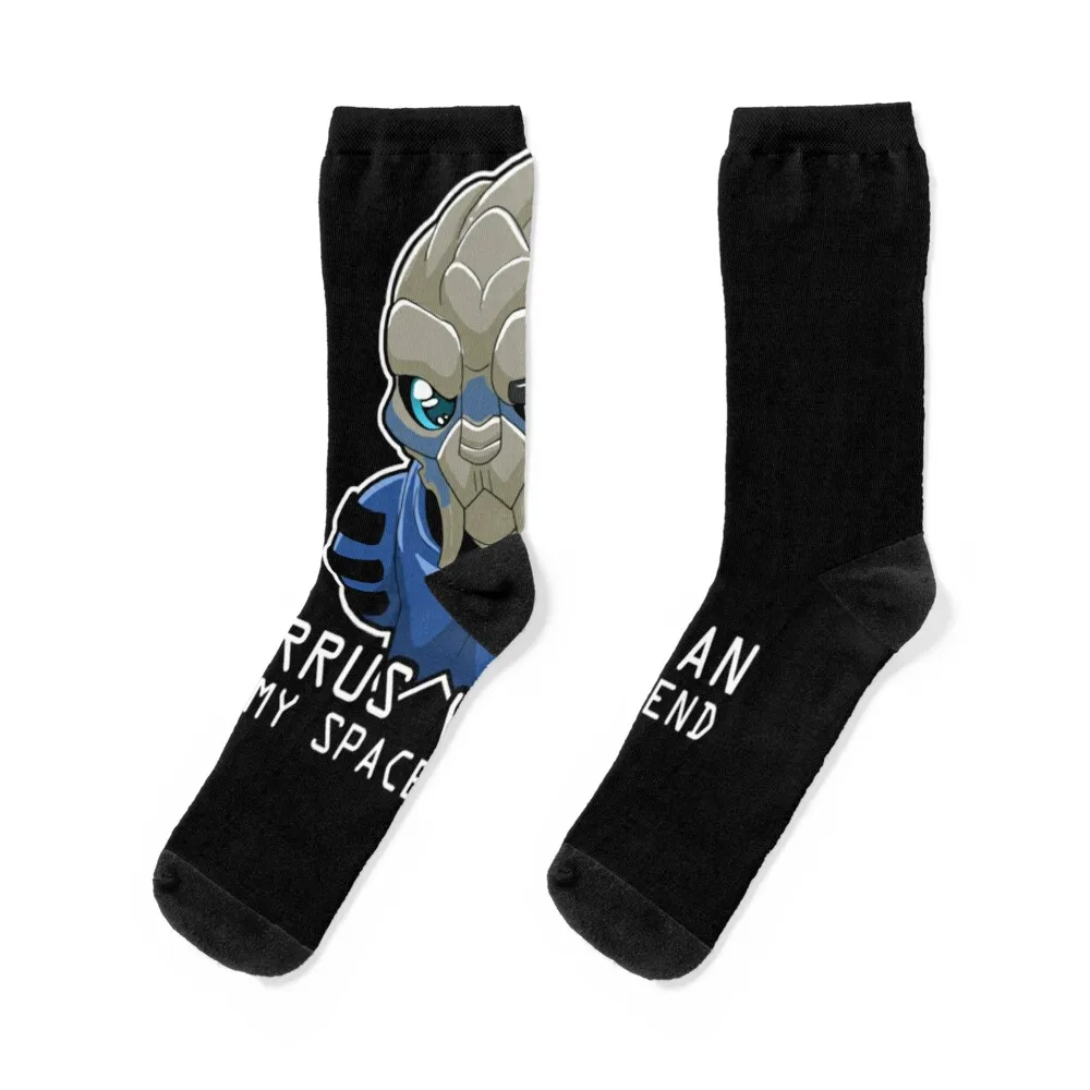 Garrus Is My Space Boyfriend Socks heated New year's fashionable shoes Luxury Woman Socks Men's