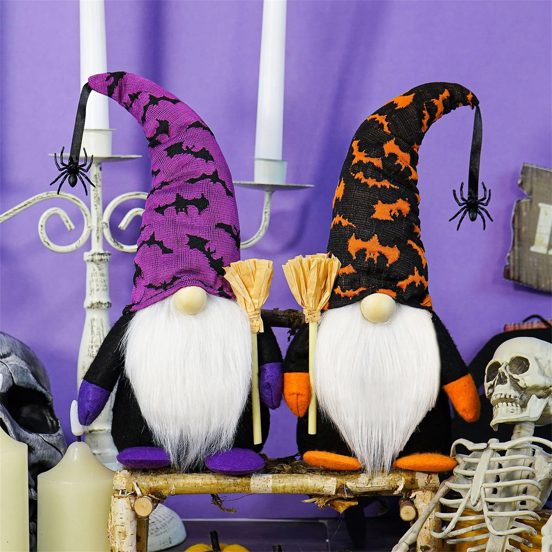 Decorazione di Halloween Bat Gnome Doll Haunted House Plushy ornamento di Halloween decorazioni per
