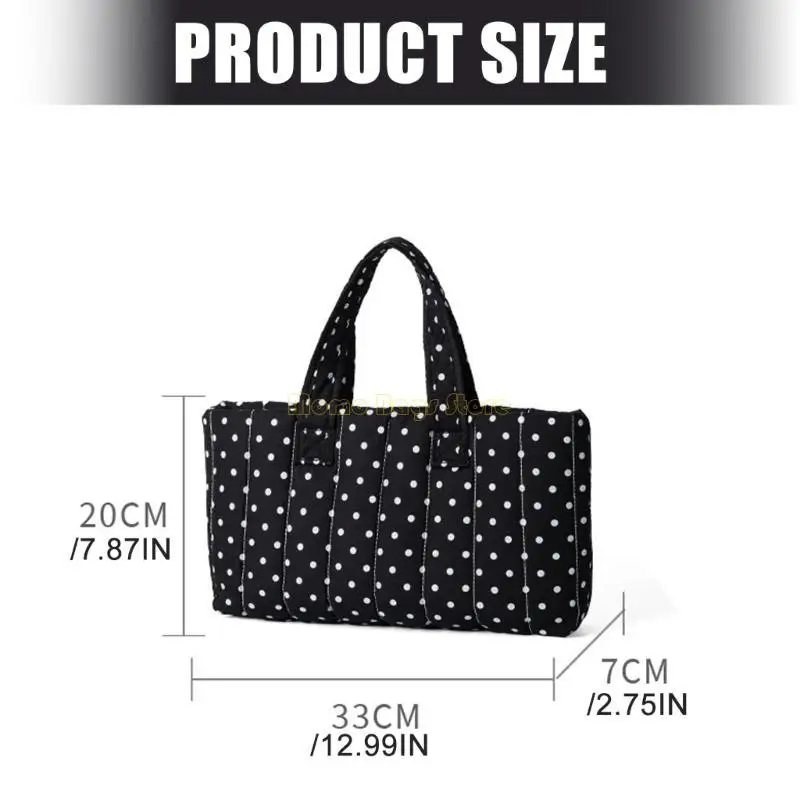 X90D DOT Bolsa ombro estampada
