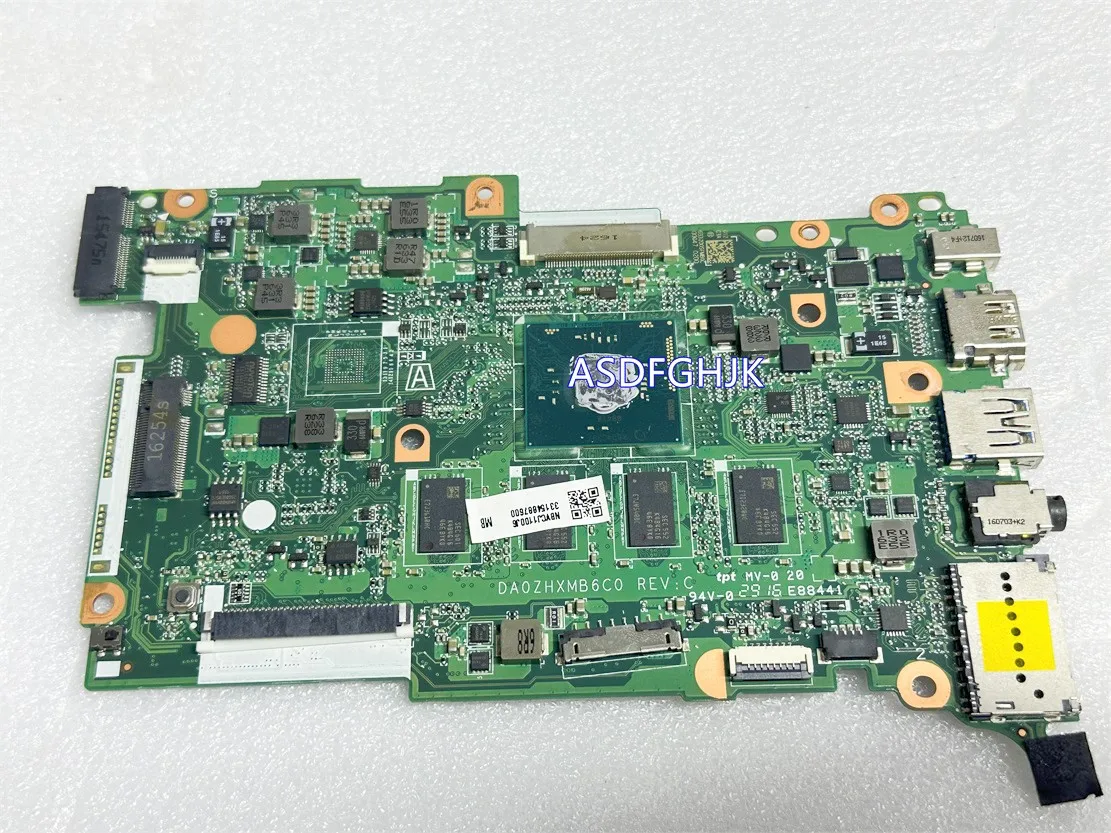 

NBVCJ1100J for ACER TravelMate B117 AO1-132 Motherboard WITH N3160 CPU AND 4G DA0ZHXMB6C0 TEST OK