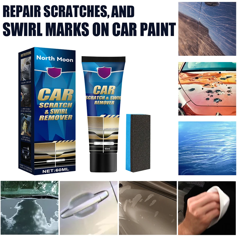 Car Scratch Repair Paste Paint Scratch Swirl Mark Remover Auto Paint Care Maintenance Polishing Wax Cleaning Tool Accessories