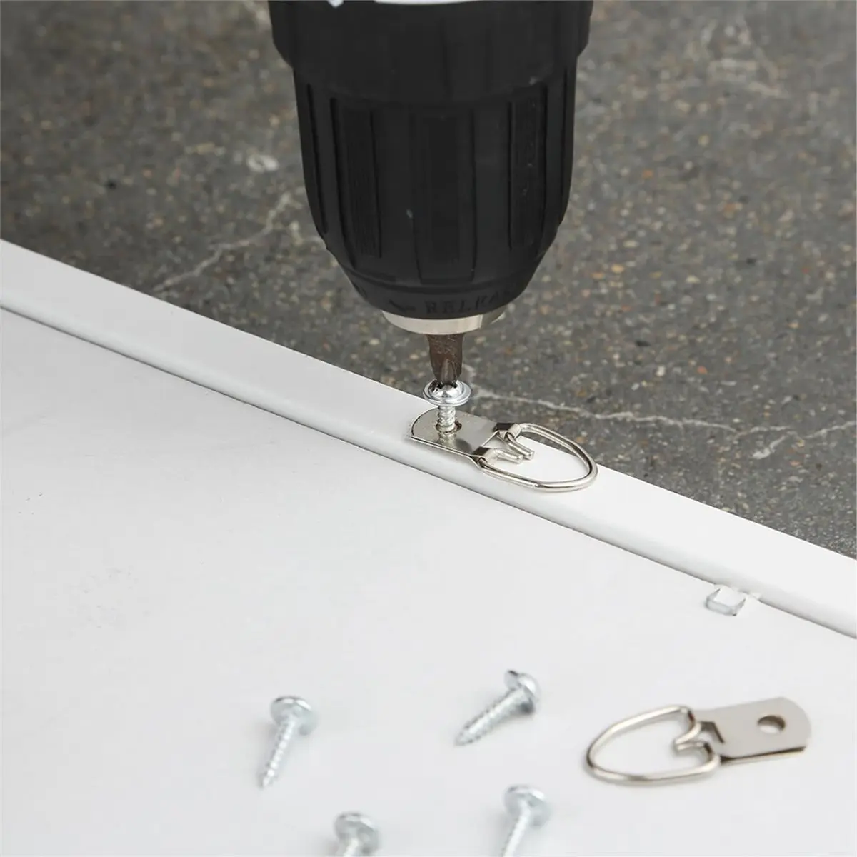 Winter Essential Picture Hanging Kit, 100 Feet Braided Hanging Wire, 20x D Ring Picture Hangers and 20x Crimping Loop Sleeve