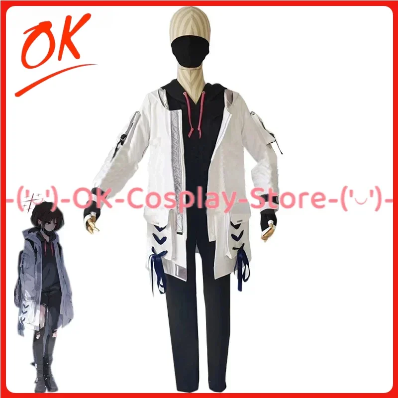 

[Customized] Game Blue Archive Misaki Cosplay Costume Anim Roleplay Outfit Halloween Carnival Party Uniform Coat Shirt Pant Suit