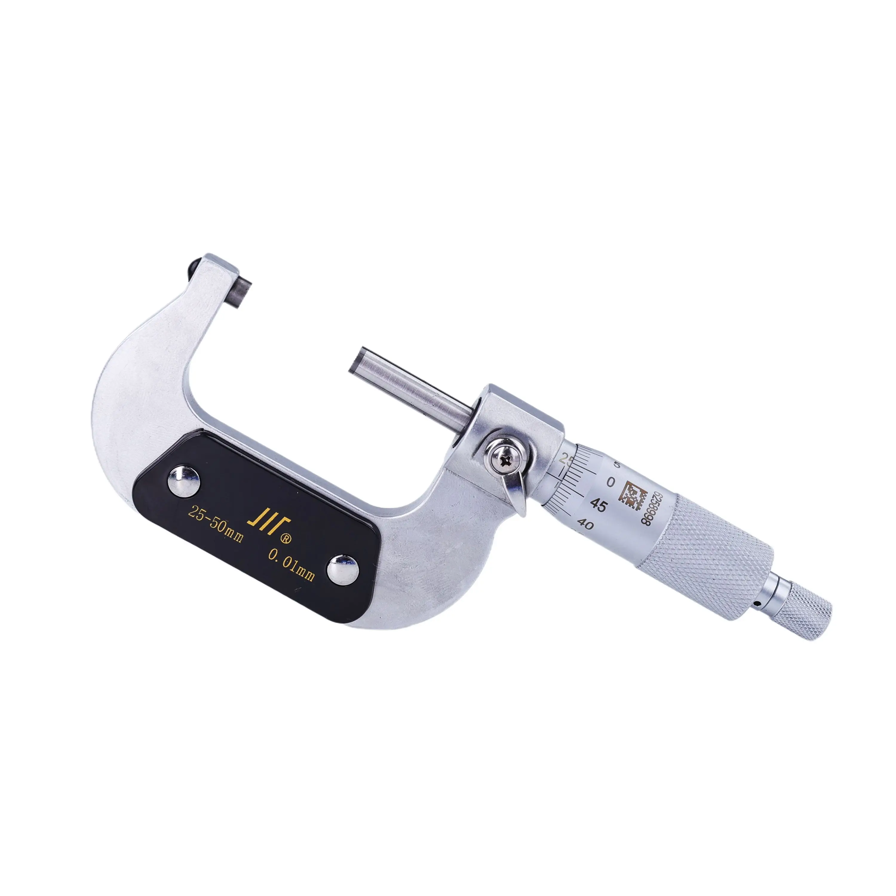 Micrômetro digital de 0-25-50-75 mm, pontas de carboneto de aço endurecido de precisão de 0,01 mm, paquímetro externo com caixa para usinagem