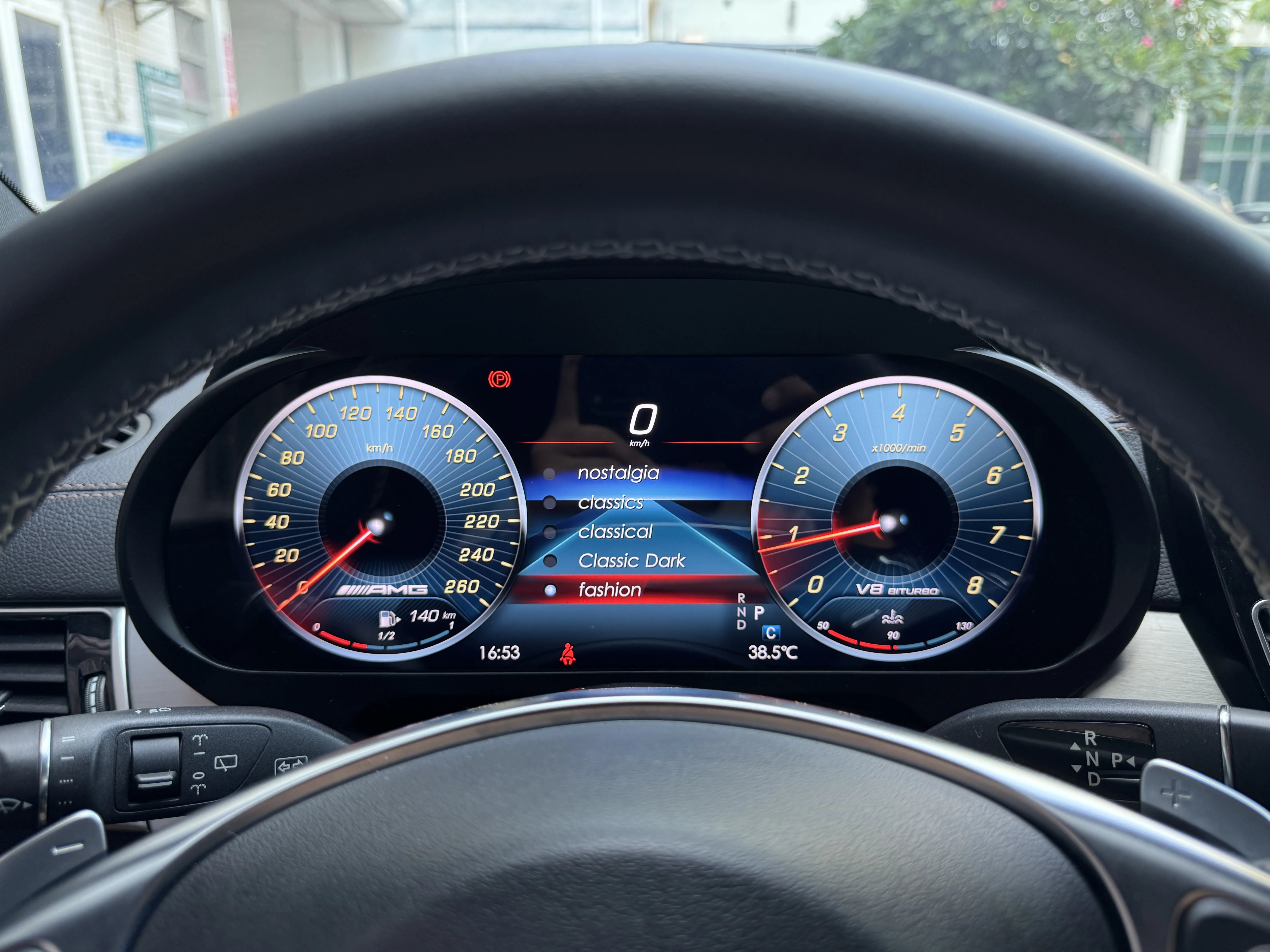 عداد السرعة الرقمي الجديد LCD أداة مجموعة من عداد السيارات لبنز ML/GL 2012-2015 GLE/GLS 2015-2019 عرض السيارة #5