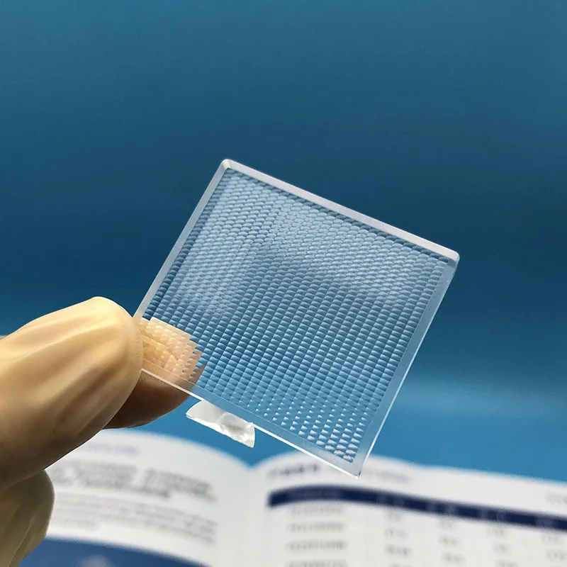 Acrylic Fly-Eye Lens, Single-Sided Pmma Lens, Projection Fly-Eye Lens, Homogenization Illumination Resin Lens