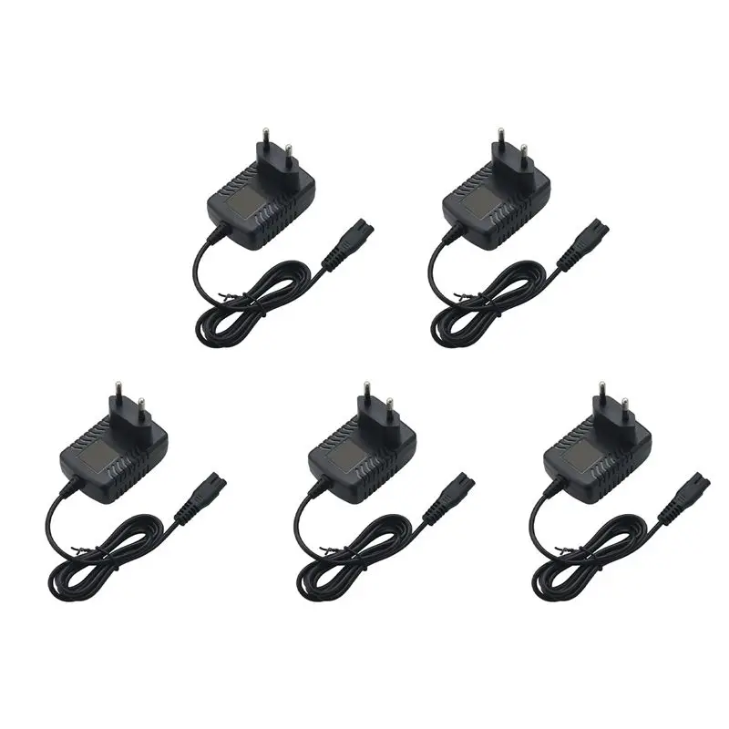 N82R 5X 2.4V 3.6V EU Plug Power Adapter Electric Shaver For Adults , Children,Pet Clippers