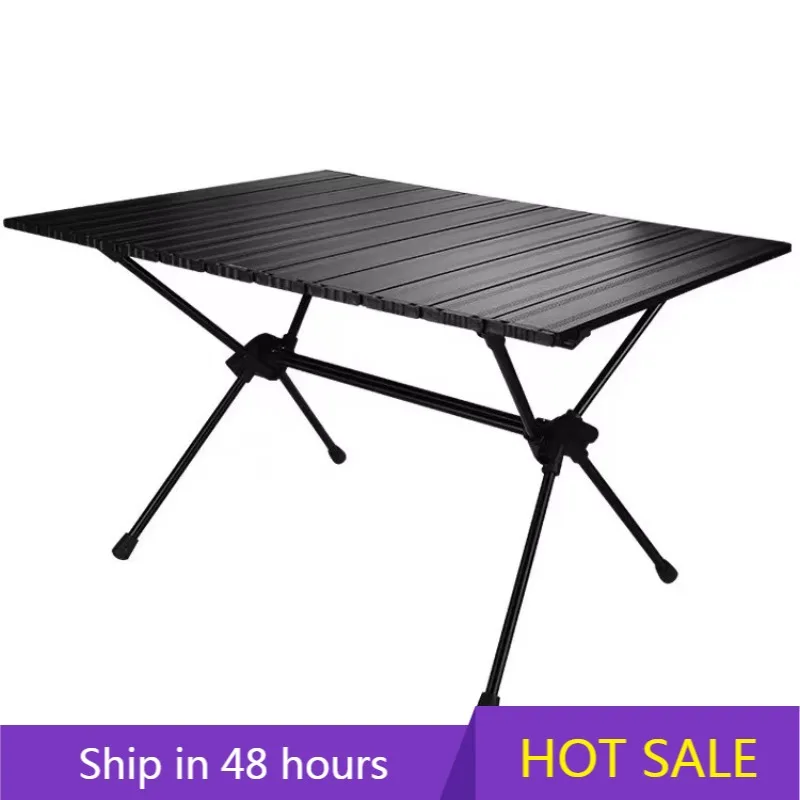 

POWER LEAP Ultralight Height Adjustable Roll Folding Table Aluminum Portable Beach Camping Table For Outdoor Travel Picnic