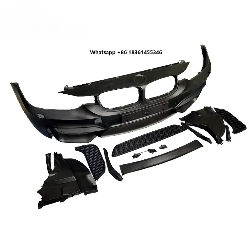 

FOR 3 Series F30 F31 Front Bumper Surround Refit Kit M3 Style PP Material Car Modification and Upgrading M3 Style 2013-2018